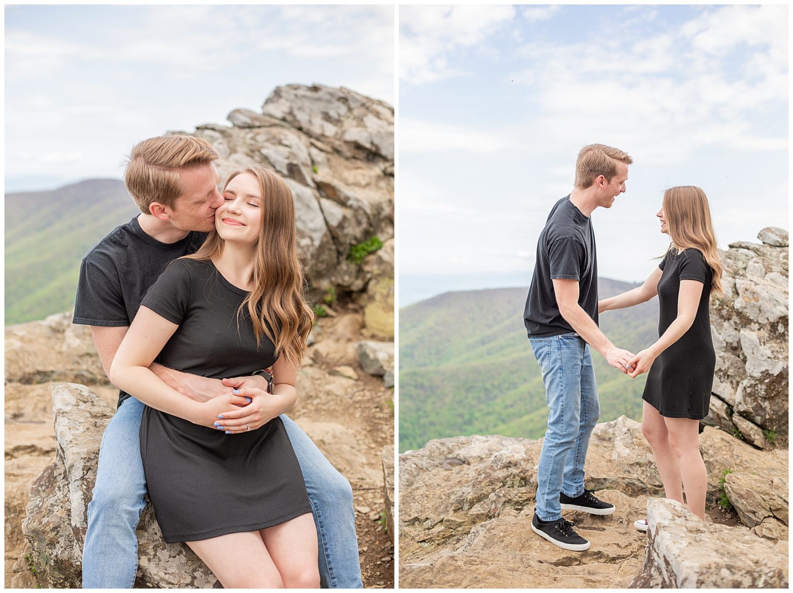 Skyline Drive Engagement Session Shenandoah Session Hawksbill