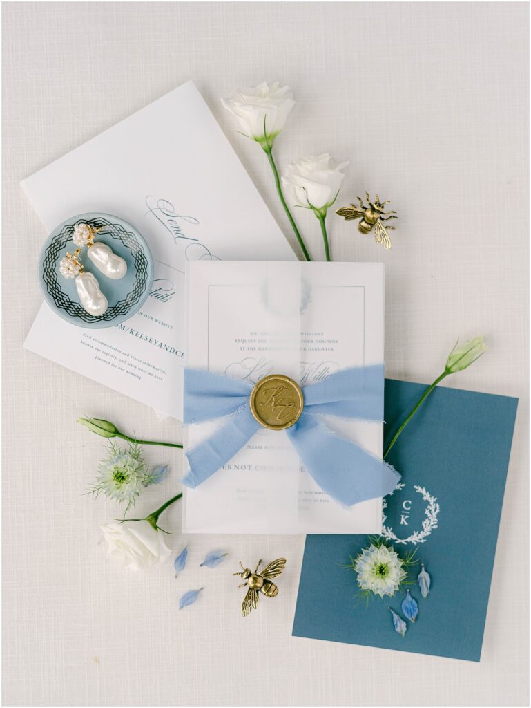 detail photo of my invites from The Knot  | Granary at Valley Pike