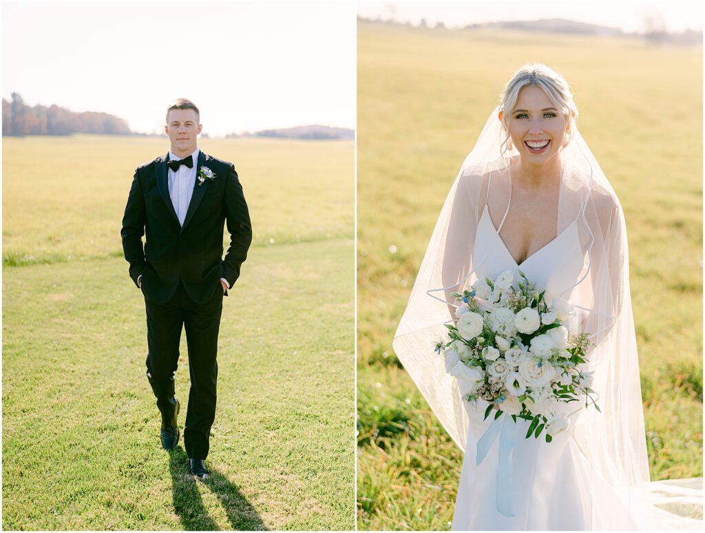 bride and groom portraits at The Granary