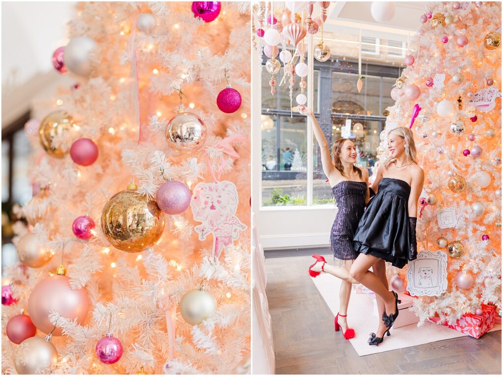 Christmas at Quirk Hotel Richmond - senior photographer - amber and kaylee