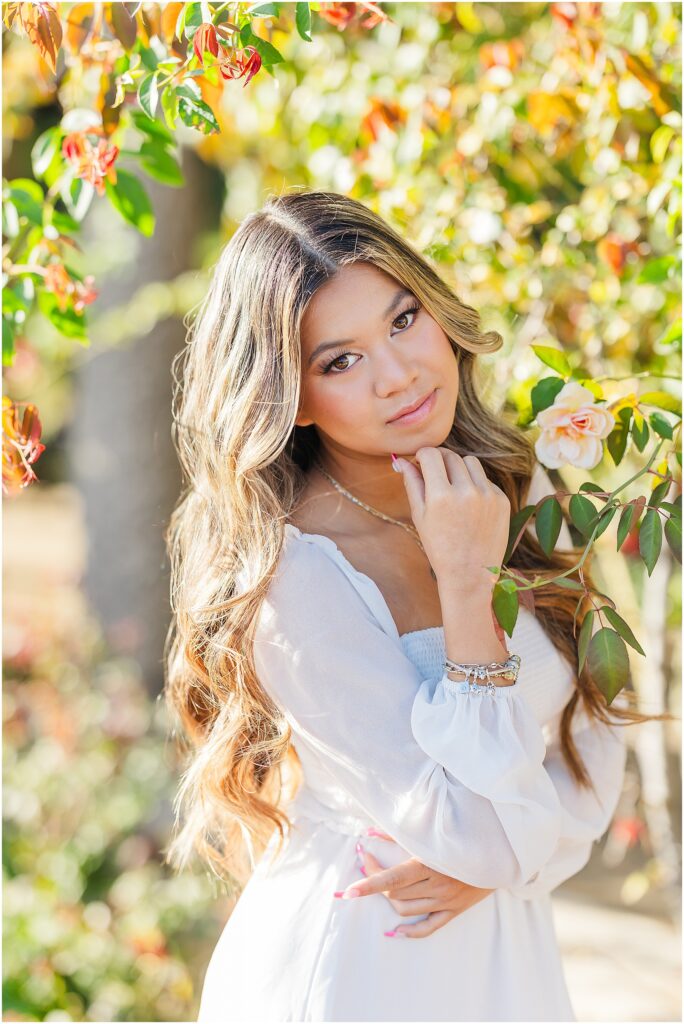 Fall senior session at Maymont in downtown Richmond