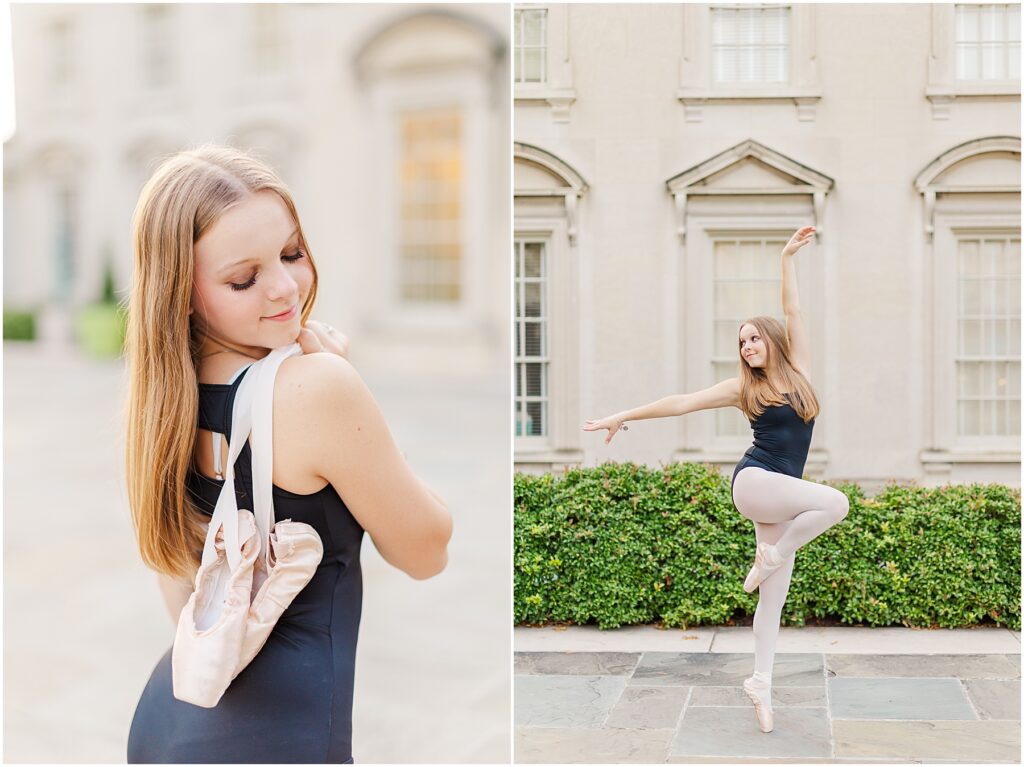ballet senior pictures at the VMFA | Richmond senior photographer