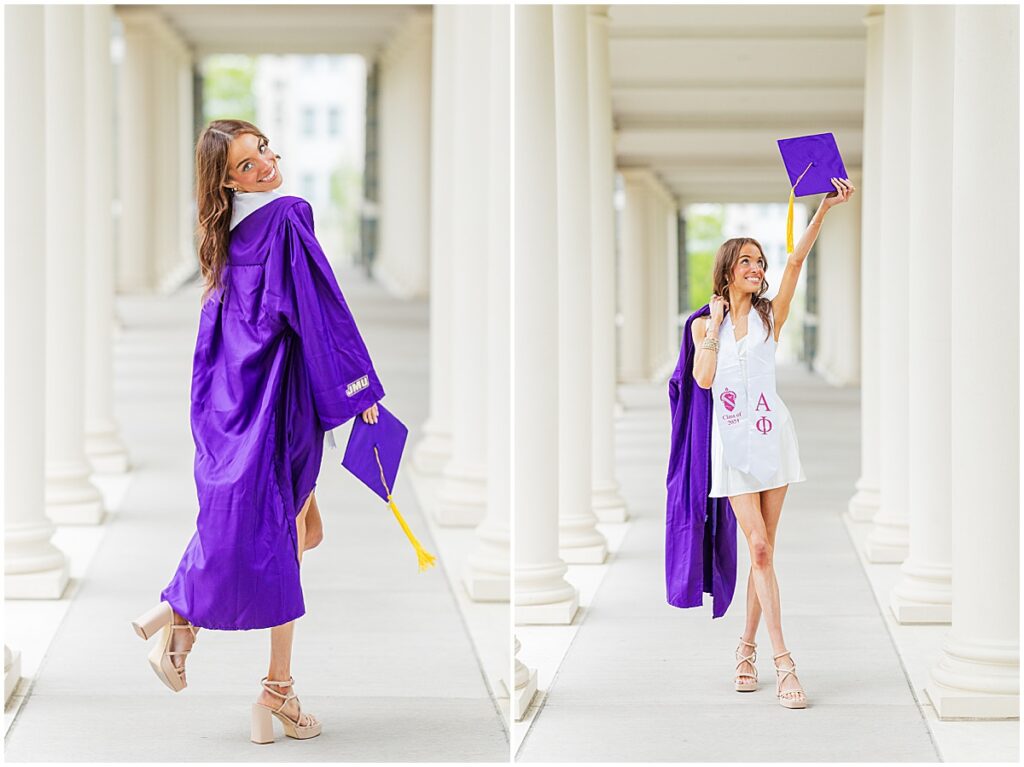 gorgeous JMU grad session | JMU Photographer