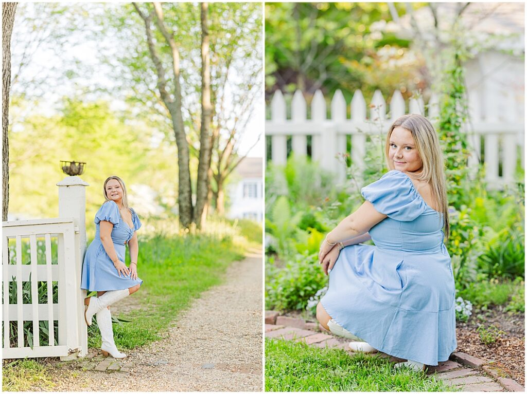 Spring at Historic Tuckahoe Senior Session | country senior pictures