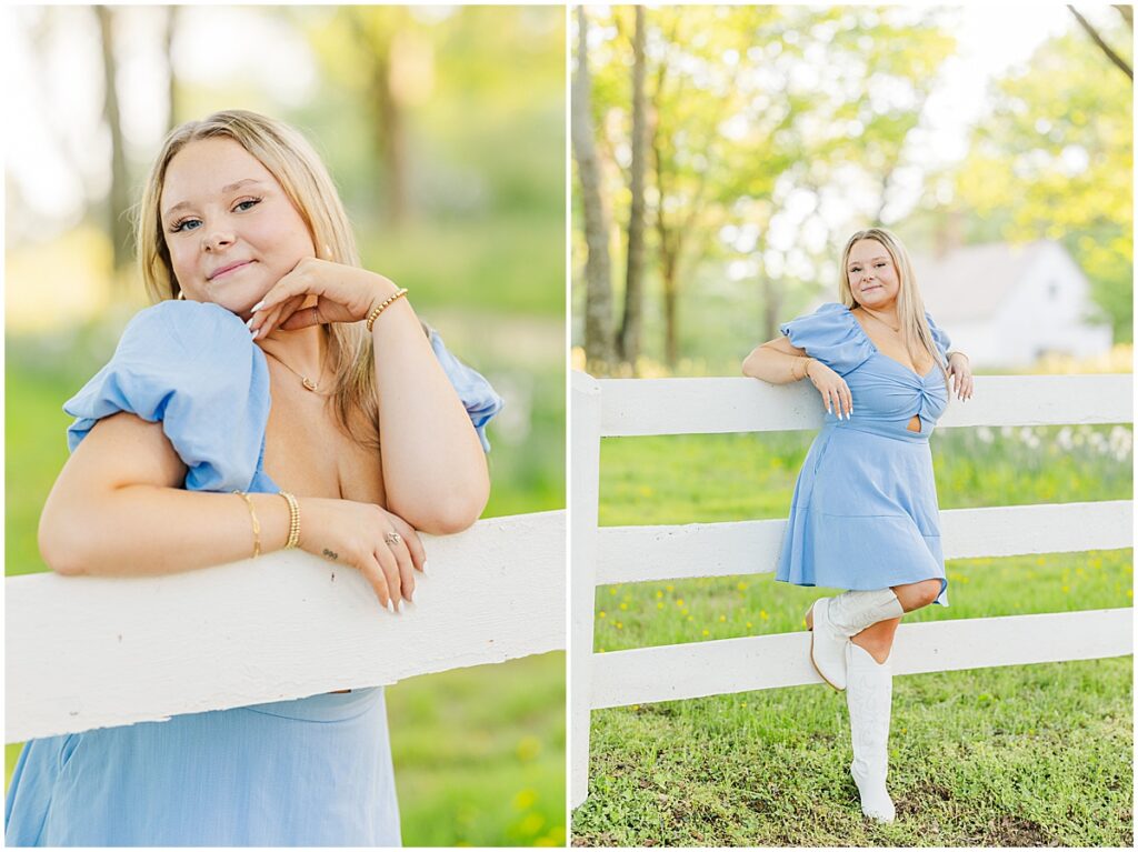 Spring at Historic Tuckahoe Senior Session | country senior pictures