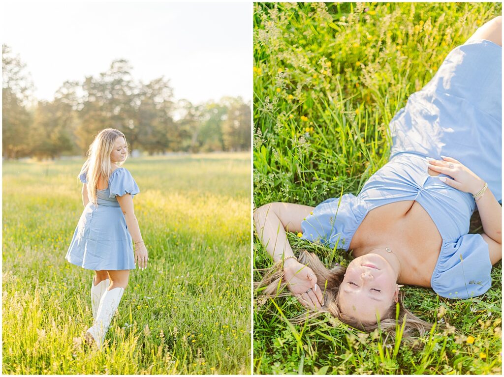 Spring at Historic Tuckahoe Senior Session | country senior pictures