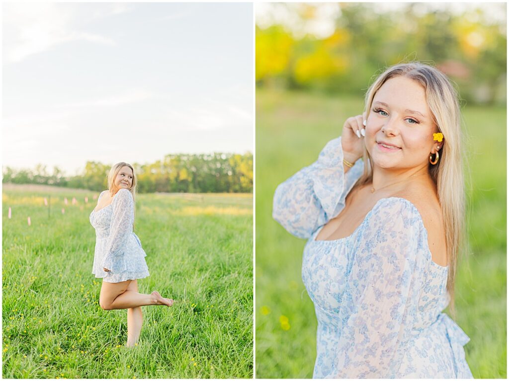 Spring at Historic Tuckahoe Senior Session | country senior pictures