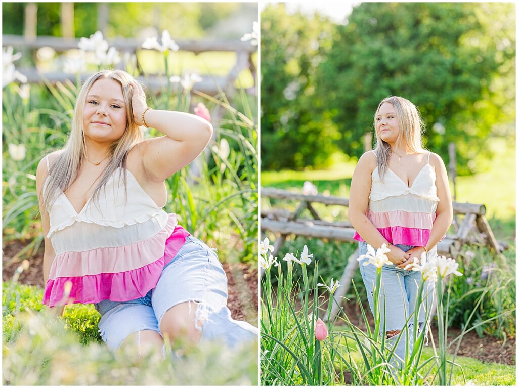 Spring at Historic Tuckahoe Senior Session | Richmond Senior Photographer