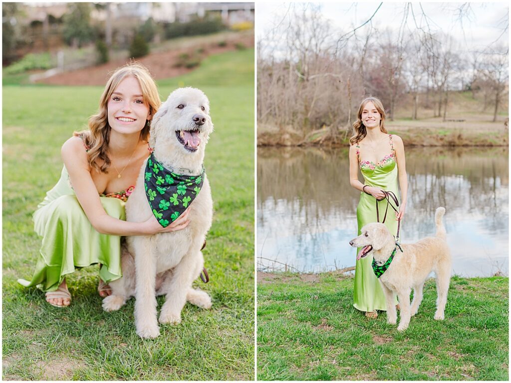 senior pictures at the Fredericksburg City Docks