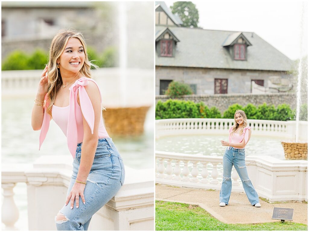 Girlie Spring Senior Session at Maymont Park