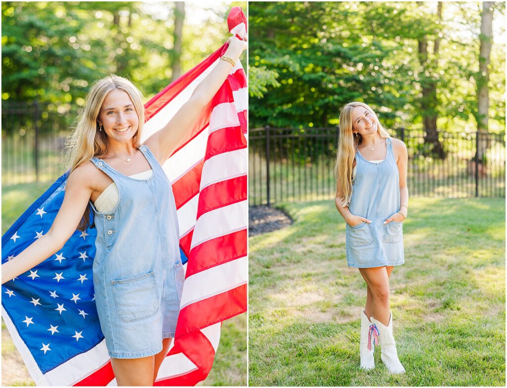 Natalie - 4th of July photoshoot - Senior Rep Team 2025