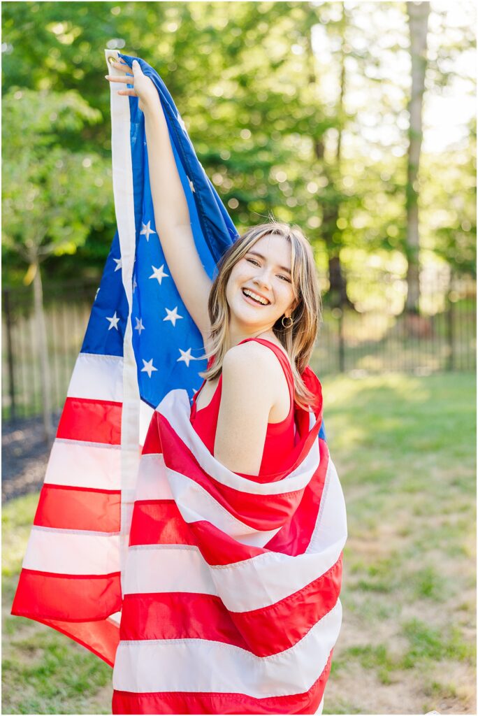 Wren - 4th of July photoshoot - Senior Rep Team 2025