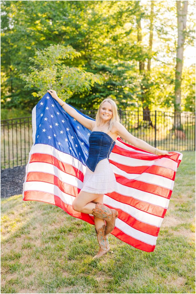 Claire - 4th of July photoshoot - Senior Rep Team 2025