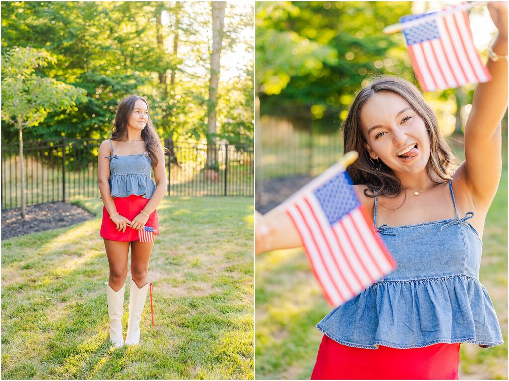 Alivia - 4th of July photoshoot - Senior Rep Team 2025