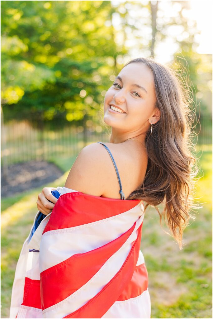 Alivia - 4th of July photoshoot - Senior Rep Team 2025