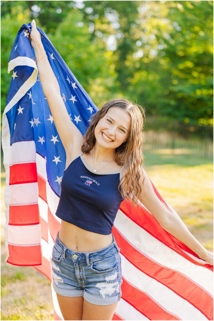 Sam - 4th of July photoshoot - Senior Rep Team 2025