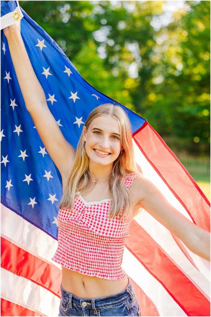 Emily - 4th of July photoshoot - Senior Rep Team 2025