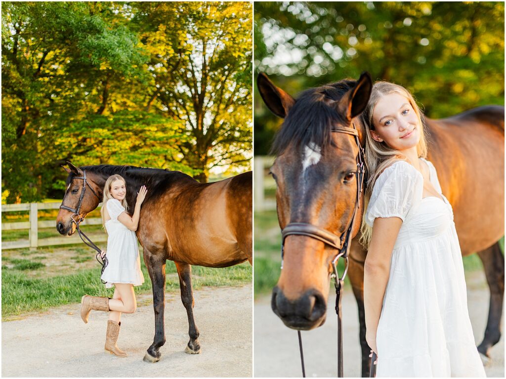 equestrian senior pictures in fredericksburg, va