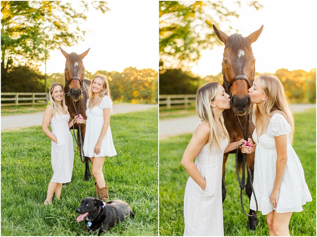 equestrian senior pictures in fredericksburg, va