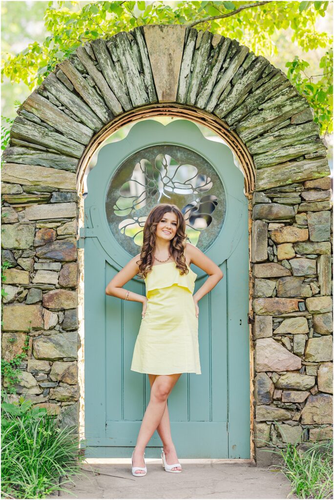 Senior photos at Airlie Hotel in Warrenton, VA | Virginia senior photographer