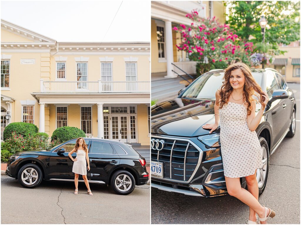 Historic downtown Warrenton, VA senior photos | Virginia senior photographer