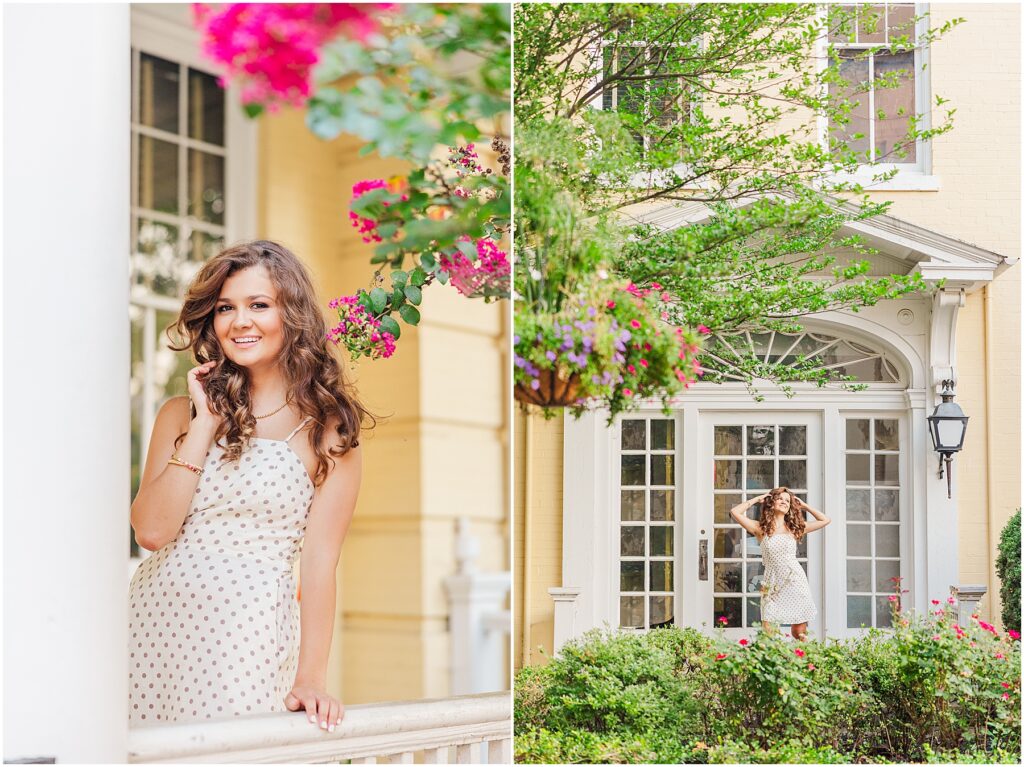 Historic downtown Warrenton, VA senior photos | Virginia senior photographer