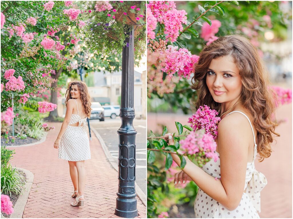 Historic downtown Warrenton, VA senior photos | Virginia senior photographer