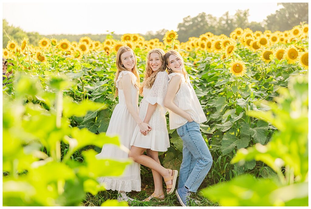 Kelsey Marie Photography | sunflowers Chesterfield Berry Farm  | Richmond senior photographer