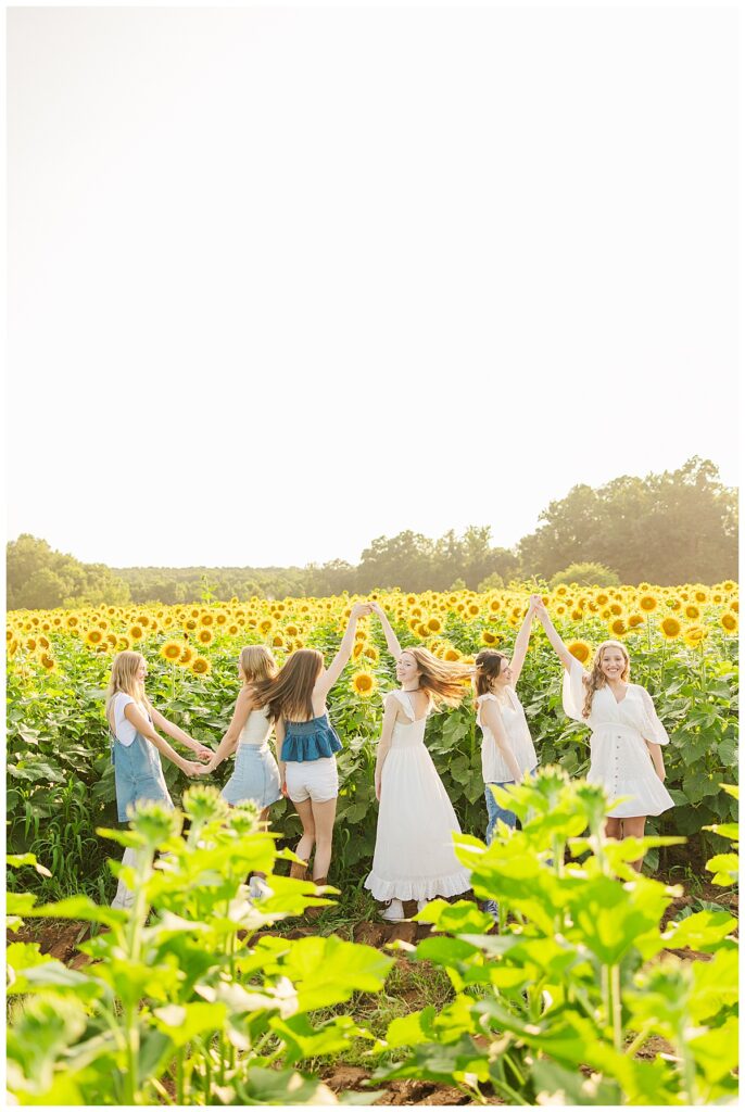 Kelsey Marie Photography | sunflowers Chesterfield Berry Farm  | Richmond senior photographer