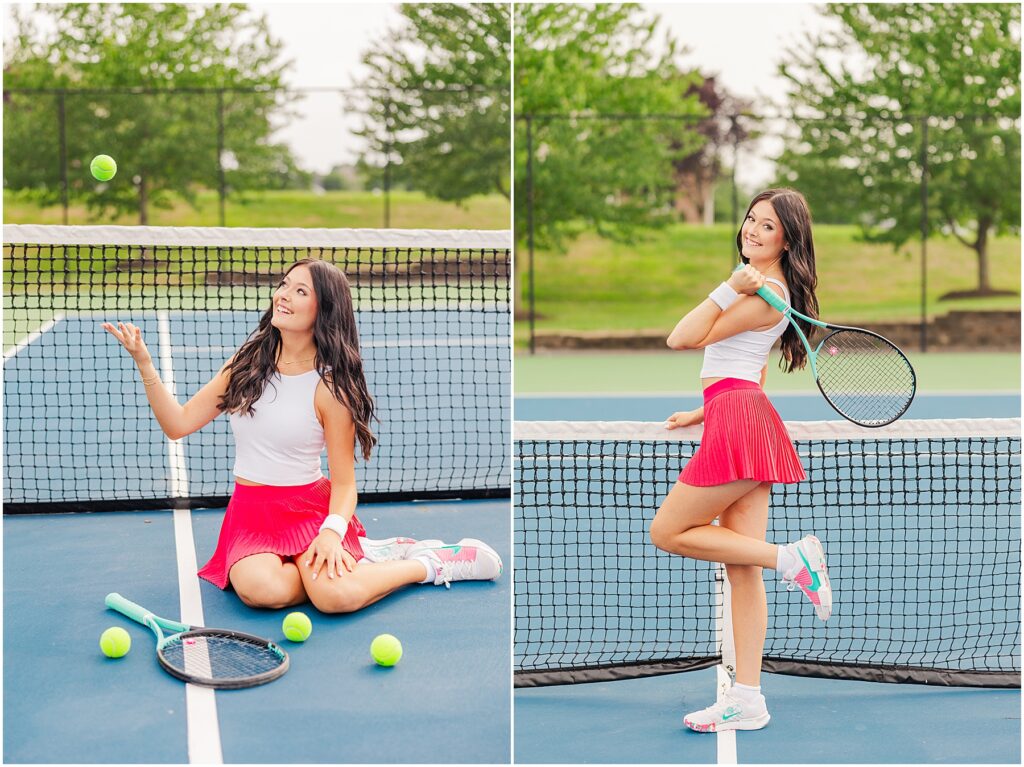 tennis player senior pictures