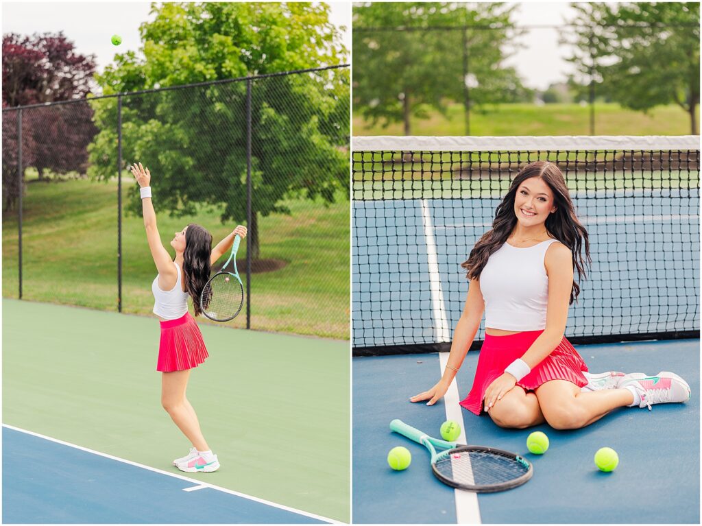 tennis player senior pictures