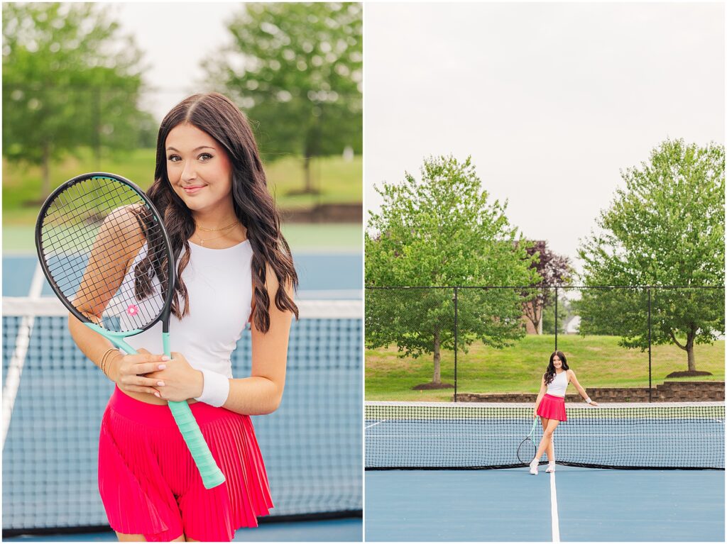 tennis player senior pictures