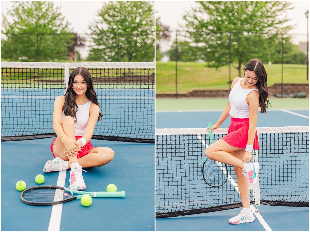 tennis player senior pictures