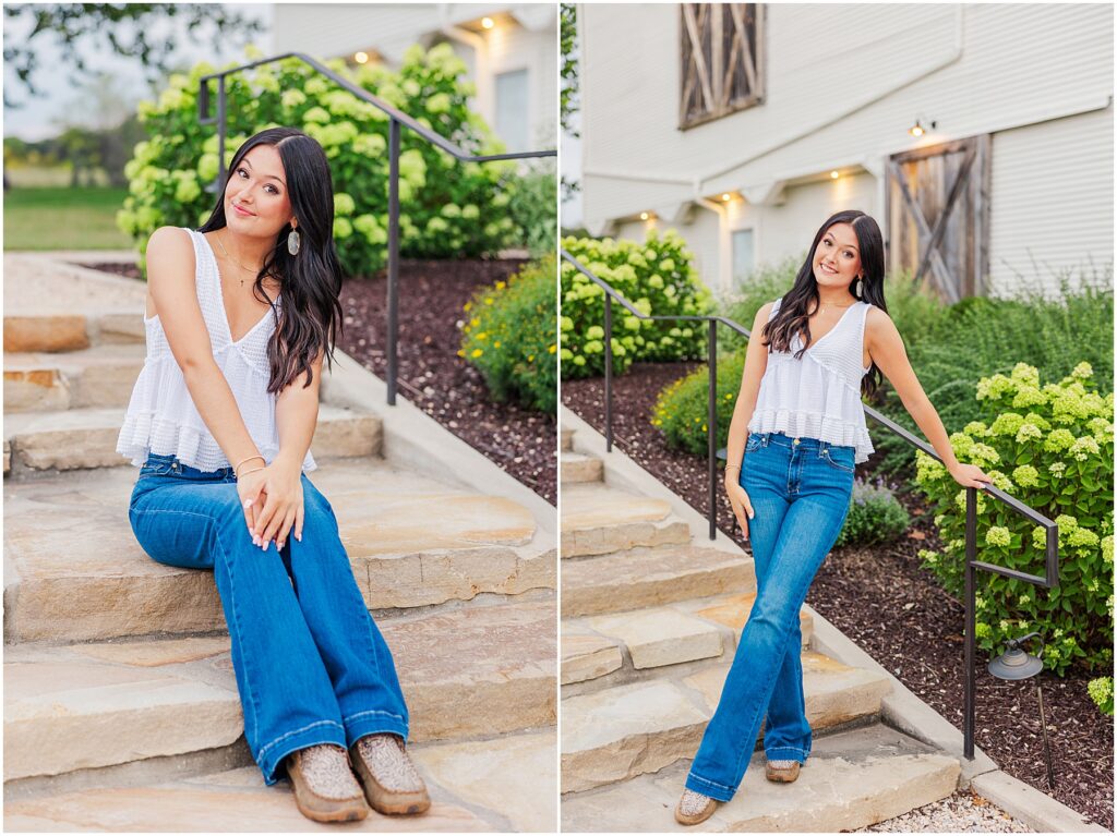 Senior pictures at Sky Ridge Farm