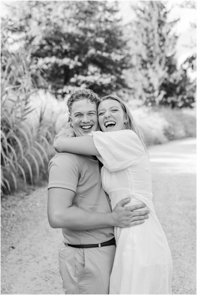 summer engagement photos at Pharsalia near Lynchburg, VA