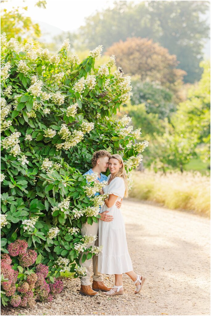 summer engagement photos at Pharsalia near Lynchburg, VA