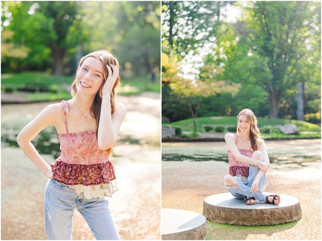 Piper's Senior Session in Downtown Richmond