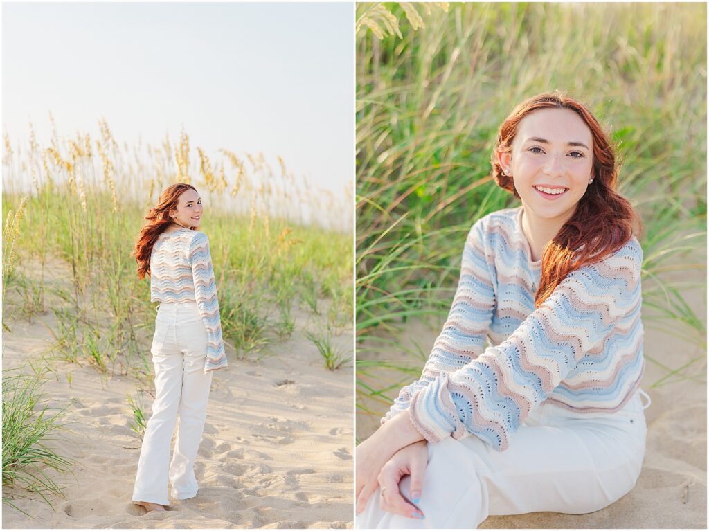 summer senior portrait session in Virginia Beach | Virginia Beach senior photographer