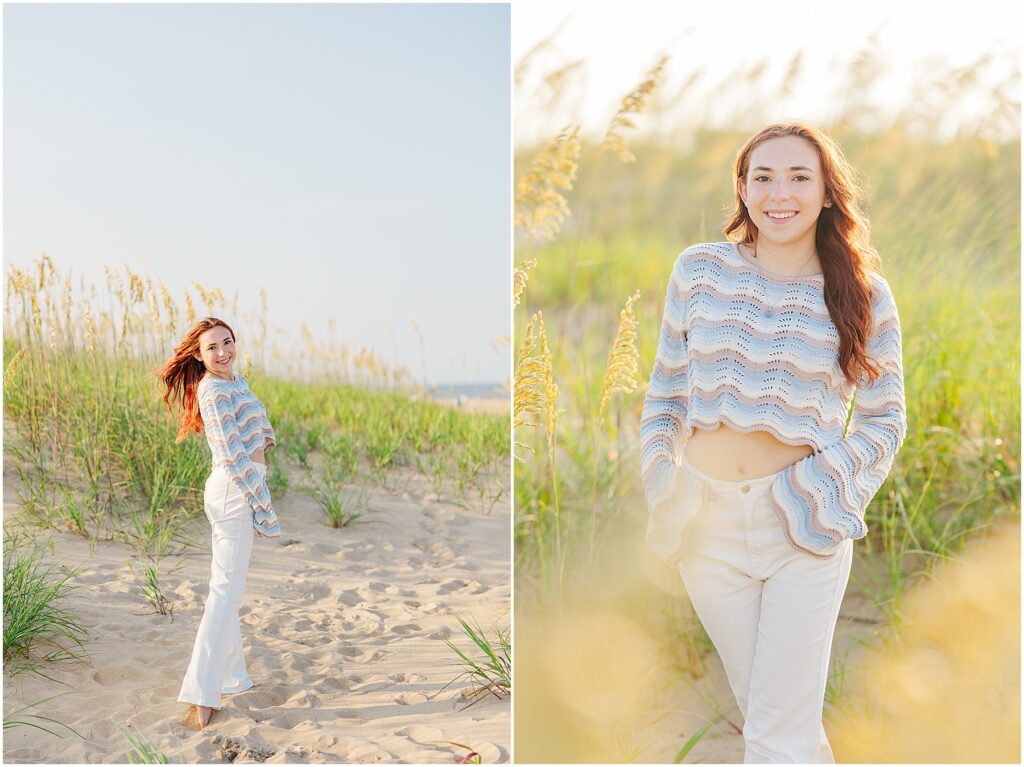 summer senior portrait session in Virginia Beach | Virginia Beach senior photographer