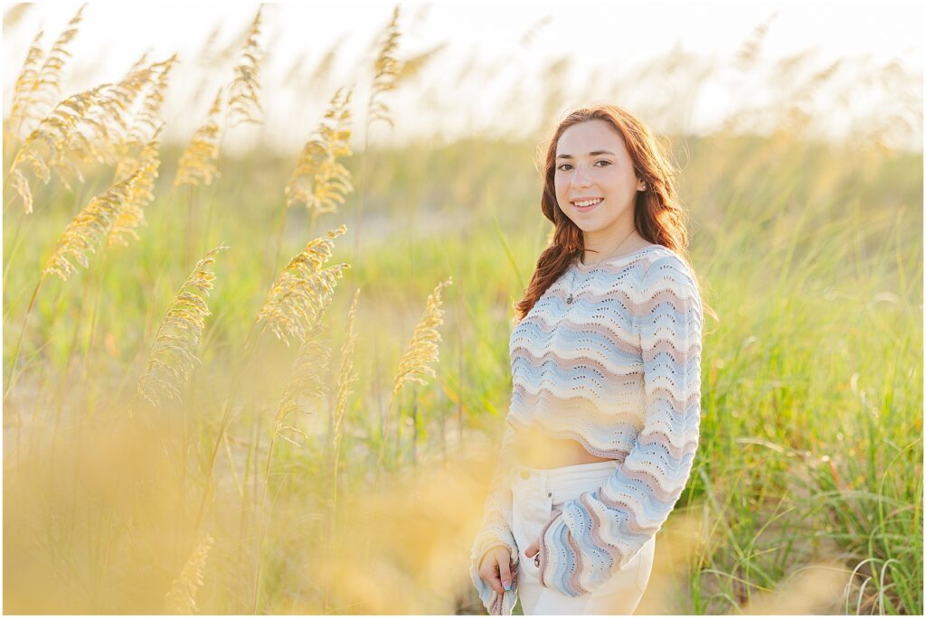 summer senior portrait session in Virginia Beach | Virginia Beach senior photographer