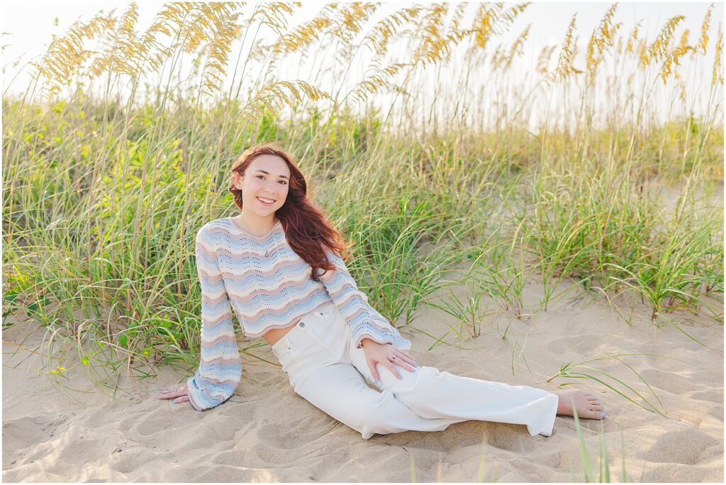 summer senior portrait session in Virginia Beach | Virginia Beach senior photographer