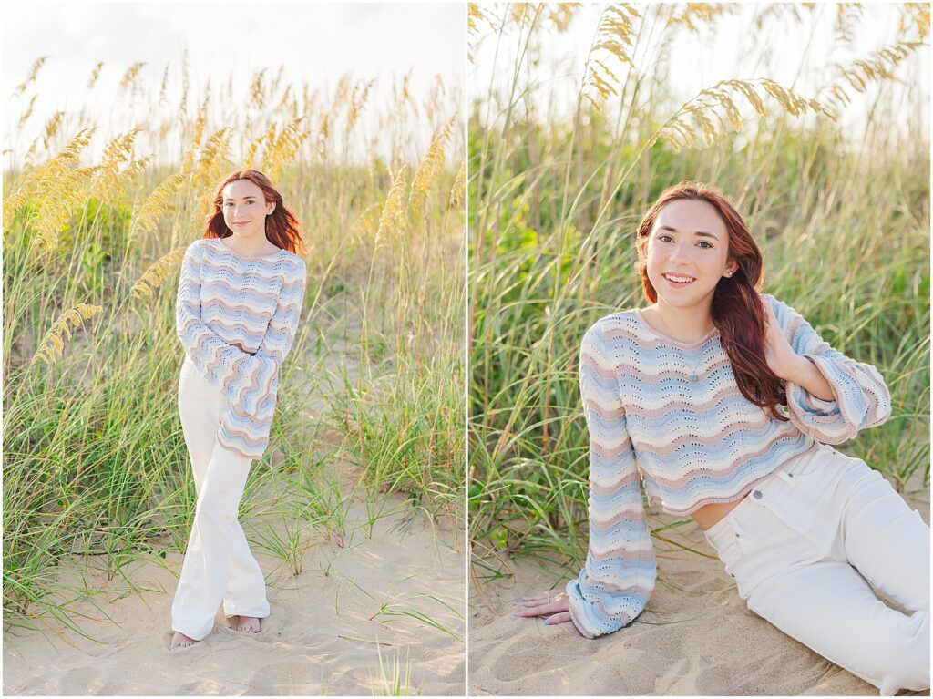 summer senior portrait session in Virginia Beach | Virginia Beach senior photographer