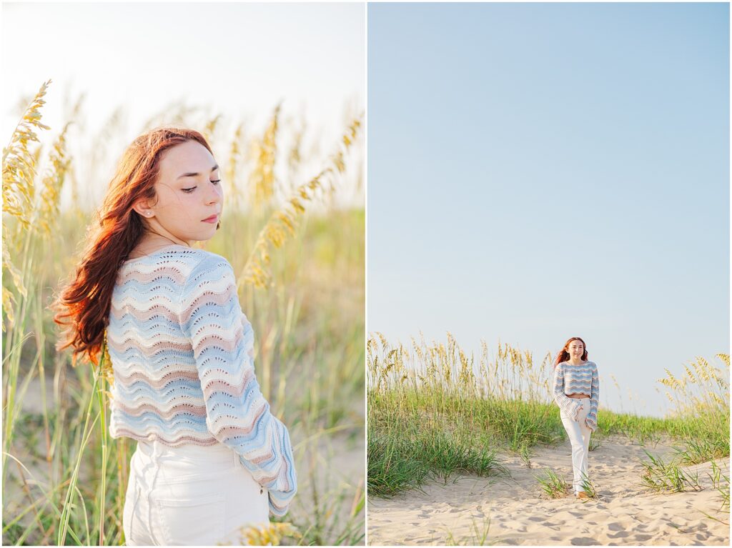 summer senior portrait session in Virginia Beach | Virginia Beach senior photographer