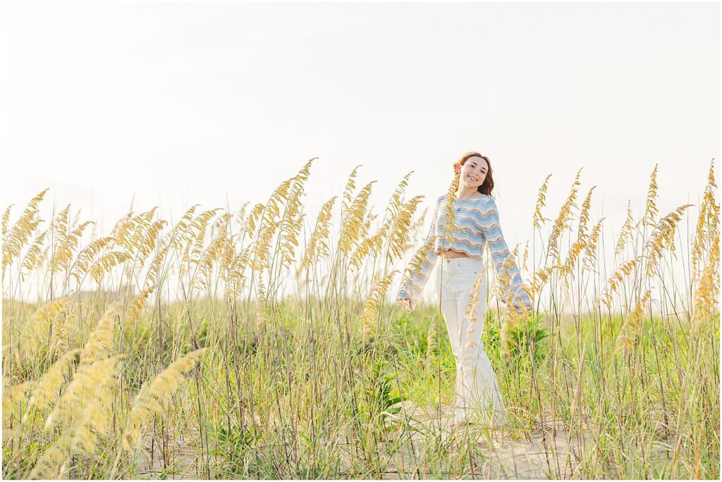 summer senior portrait session in Virginia Beach | Virginia Beach senior photographer