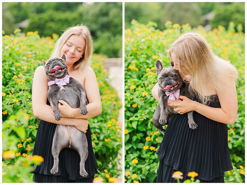 senior pictures in the Italian Garden