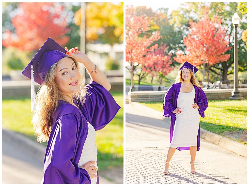 morning grad session at JMU | JMU senior photographer