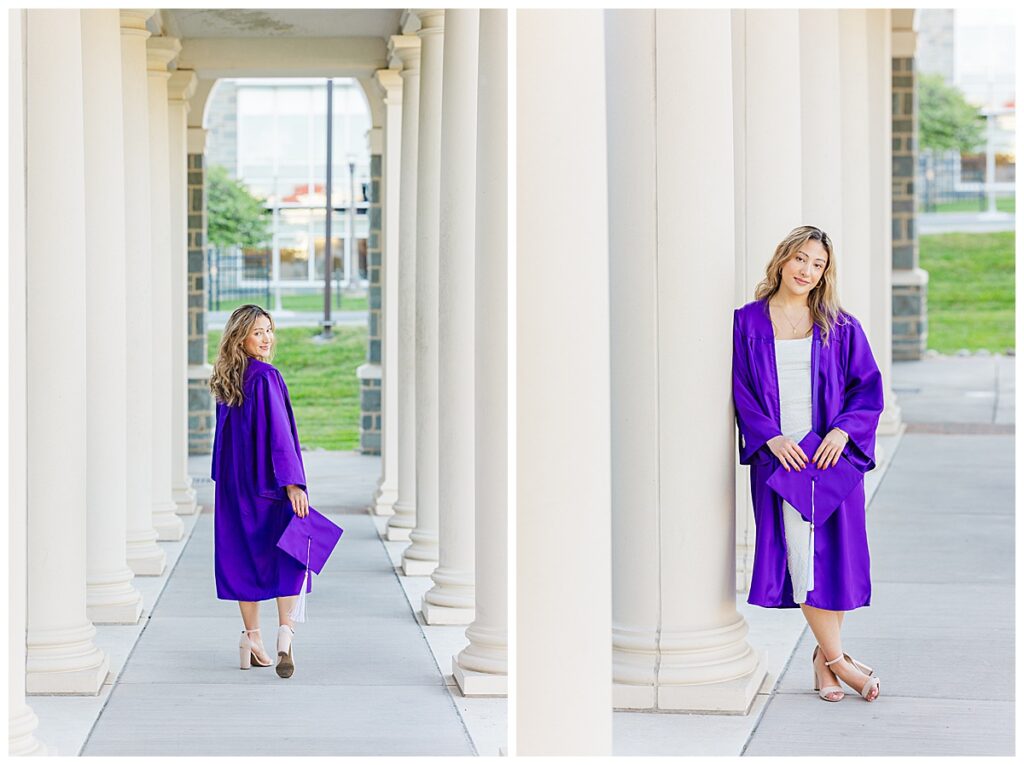 morning grad session at JMU | JMU senior photographer