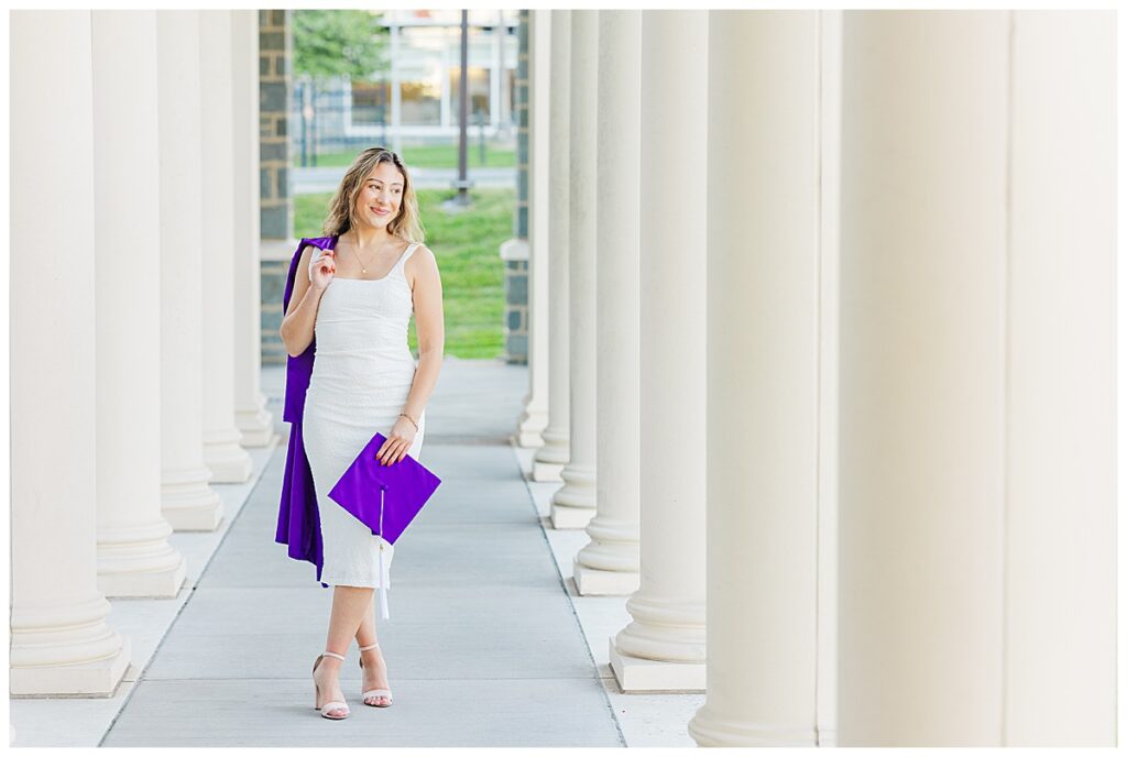 morning grad session at JMU | JMU senior photographer