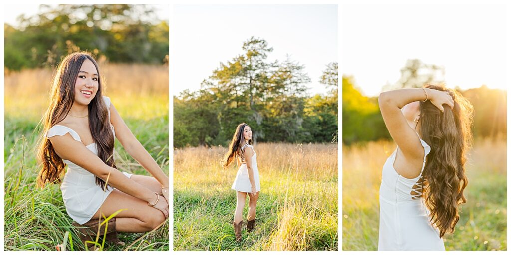 fall senior portraits at historic tuckahoe