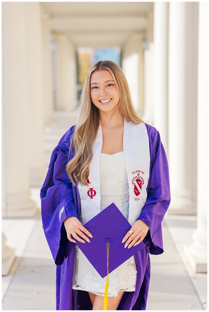 grad photos at James Madison University